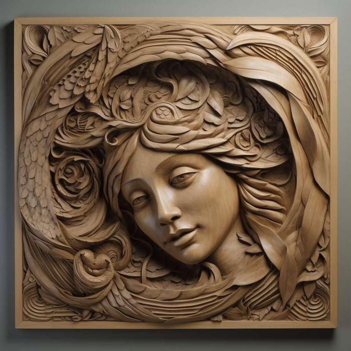 نموذج ثلاثي الأبعاد لآلة CNC 3D Art 